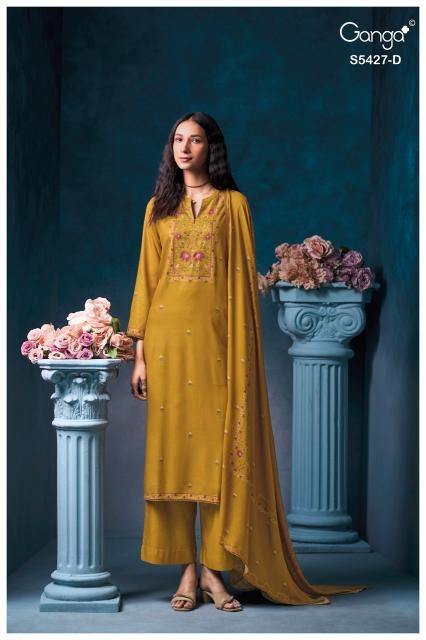 Ganga grelia 5427 wholesale dress material in chandni chowk